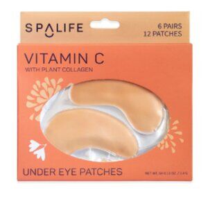 SPA LIFE VITAMIN C UNDER EYE PATCHES 6 PAIRS NEW